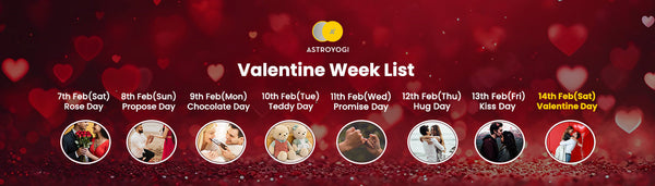 Days in February 2026 Valentine Week (7 Feb to 14 Feb): Complete Dates, Meaning and Astrology Guide