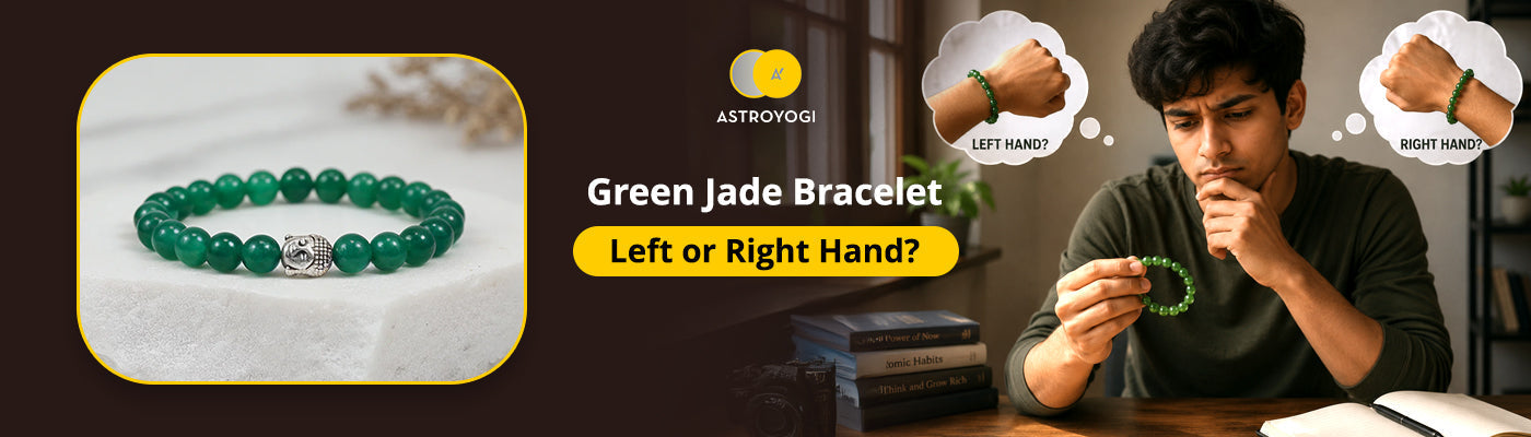 Green Jade Bracelet Left or Right Hand