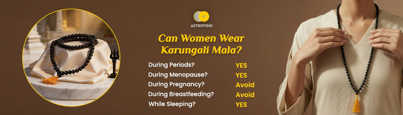 Can Women Wear Karungali Mala
