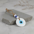 White Evil Eye Hanging