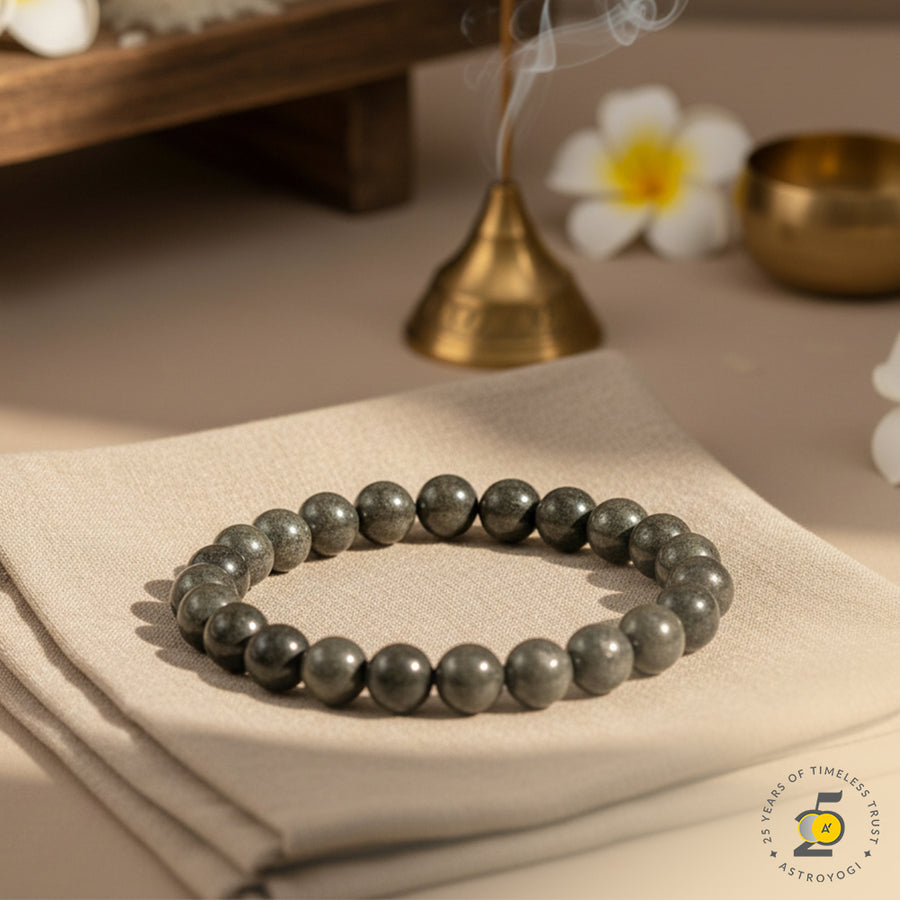 Raw Pyrite Bracelet