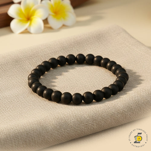 Karungali Elastic Bracelet - 22 Beads, 8mm
