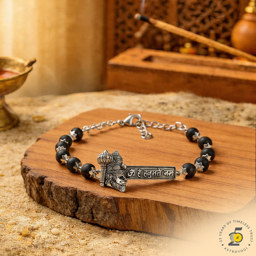 Karungali Hanuman Mantra Bracelet