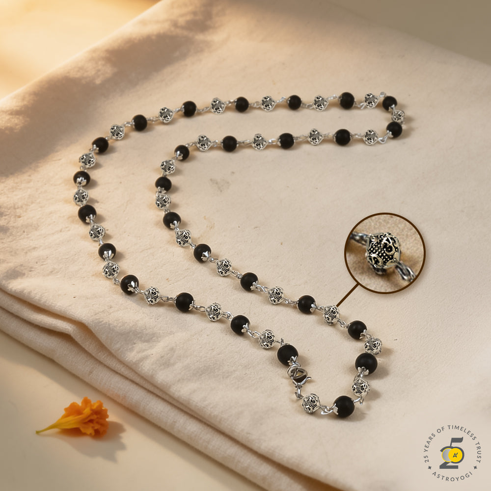 OM Bead Karungali Mala