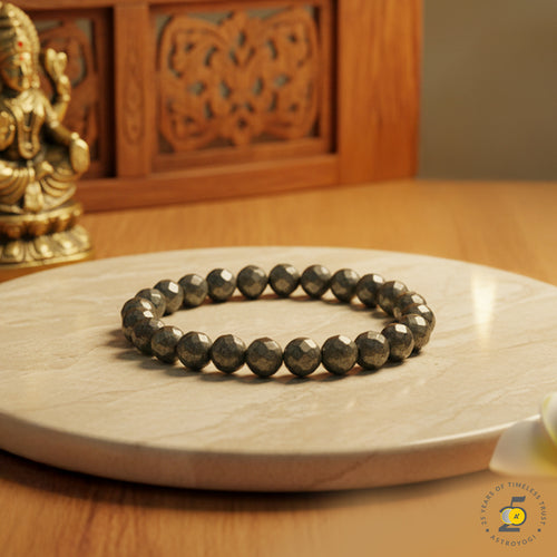 Diamond Cut Pyrite Bracelet
