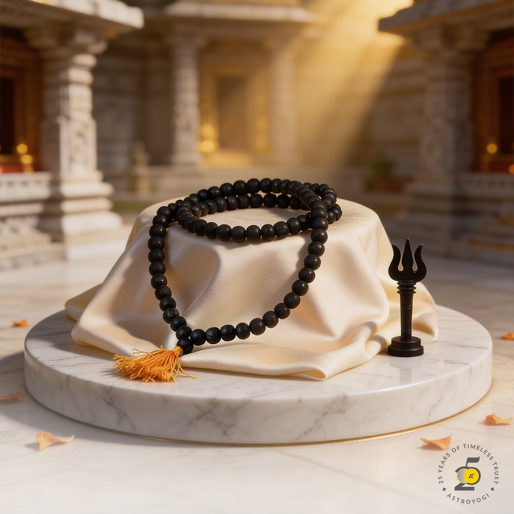 Karungali Mala and Trishul Travel Blessing