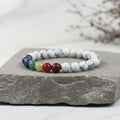 Howlite 7 Chakra Bracelet