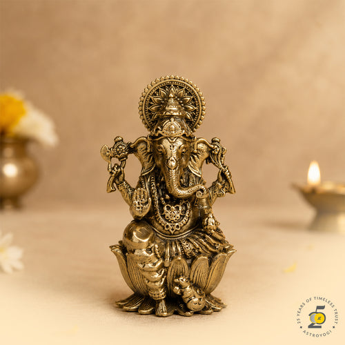 Brass Ganesh Idol