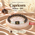 Capricorn Bracelet with FREE Raw Selenite Plate
