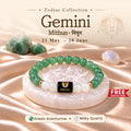 Gemini Bracelet with FREE Raw Selenite Plate