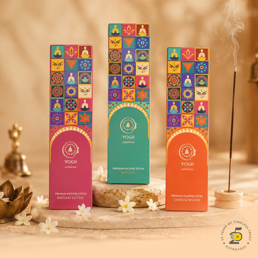 Incense sticks combo of Lotus, Mogra and Sandalwood