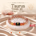 Taurus Bracelet with FREE Raw Selenite Plate