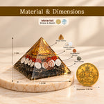Gomti Chakra Pyramid material and dimensions