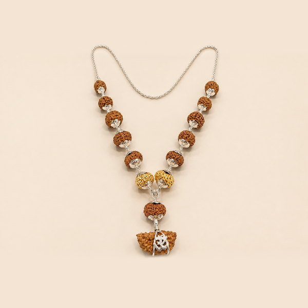 1–14 Mukhi Rudraksha Mala (Silver)
