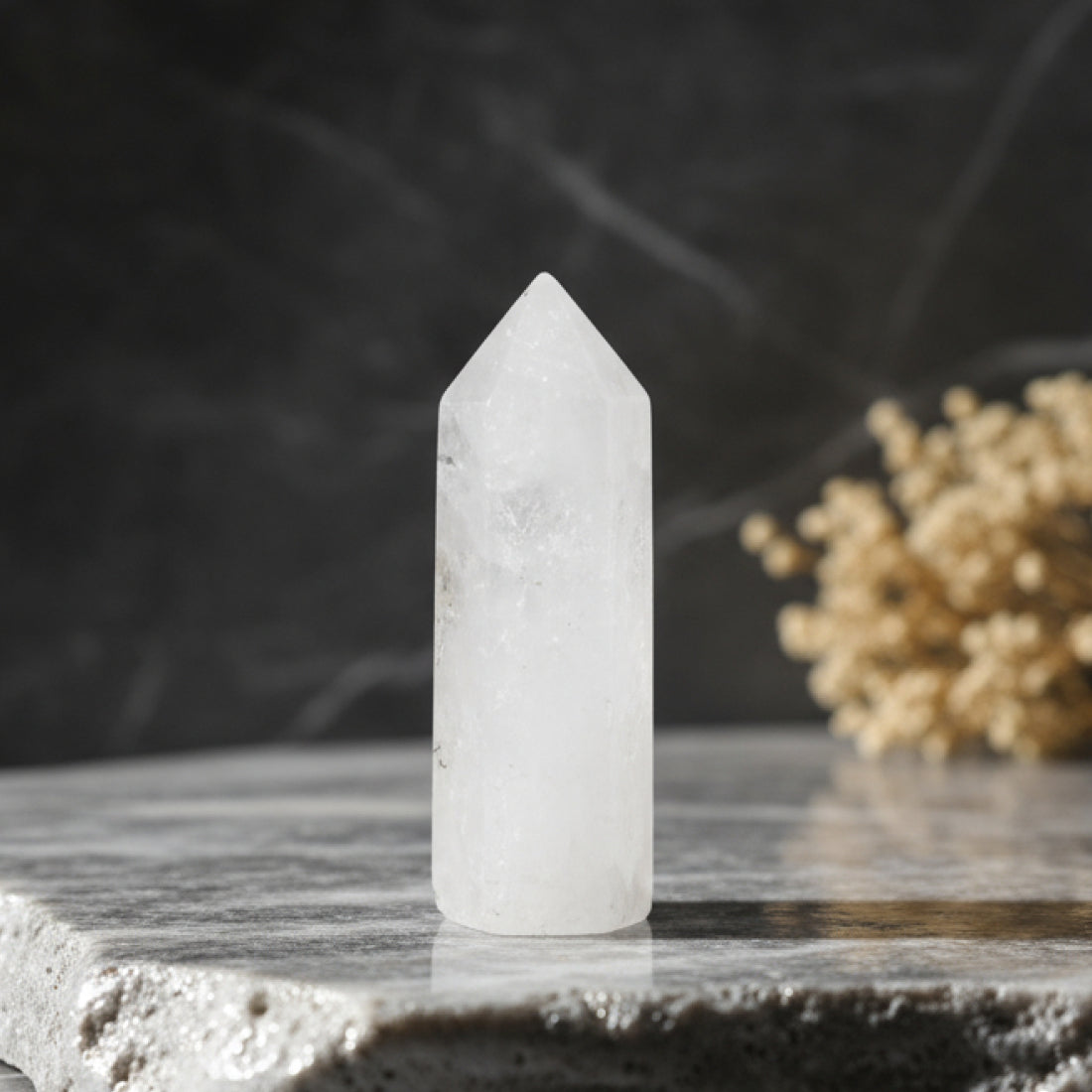 Clear Quartz Tower