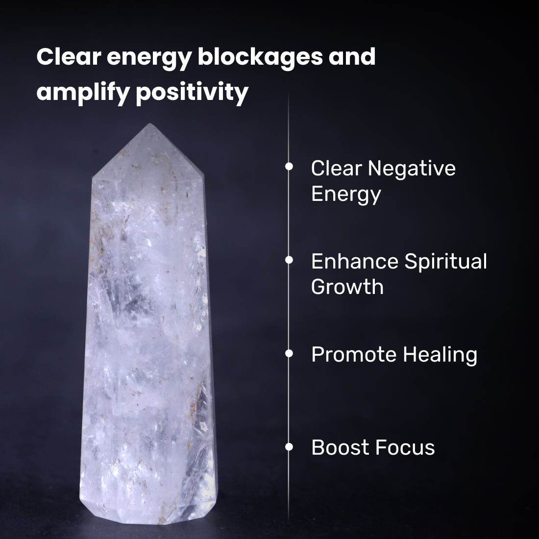 Clear Quartz Tower