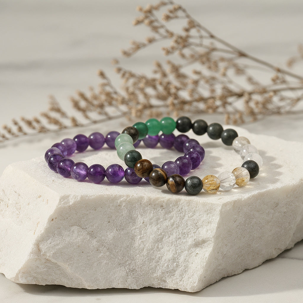 Amethyst & Dhan Yog Bracelet