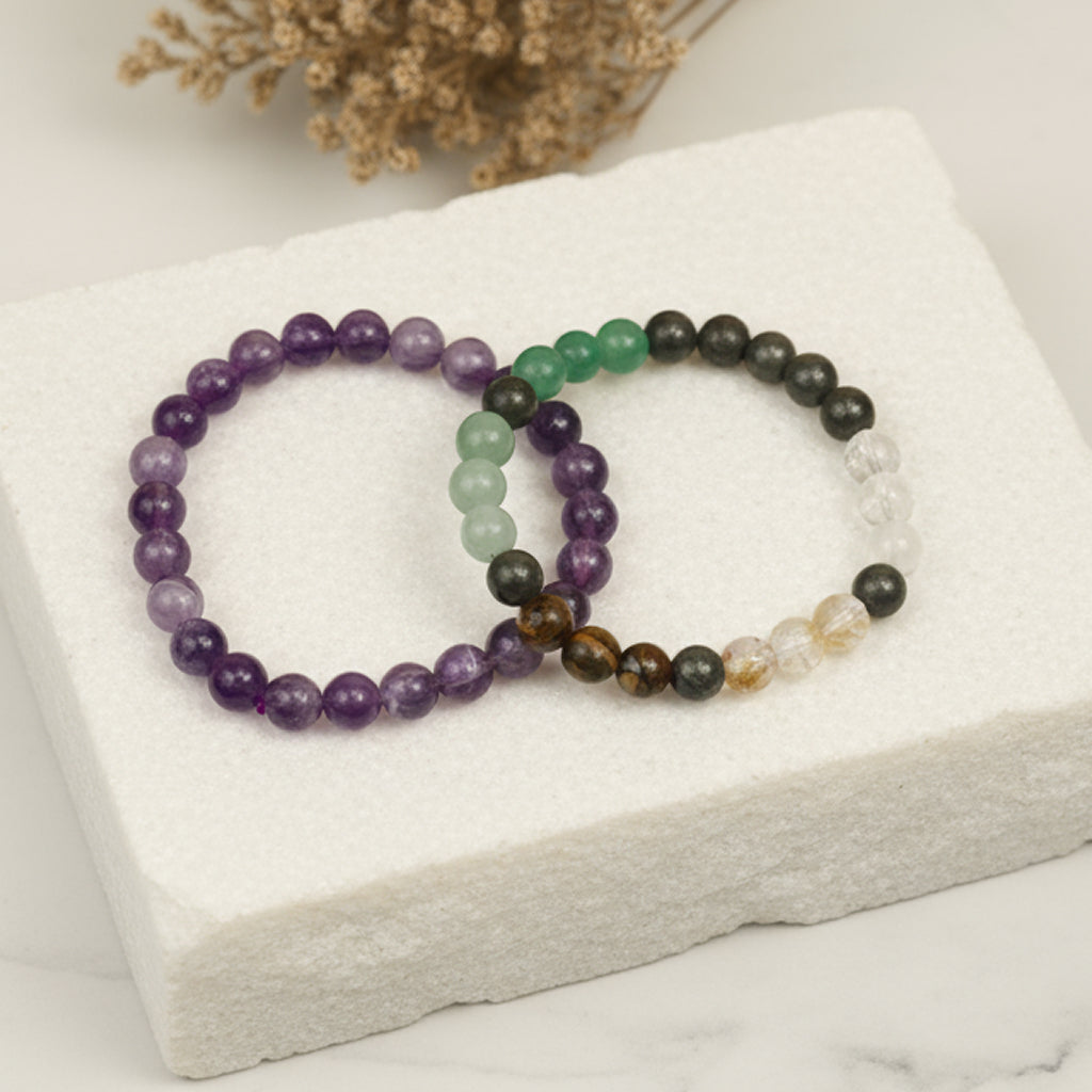 Amethyst & Dhan Yog Bracelet