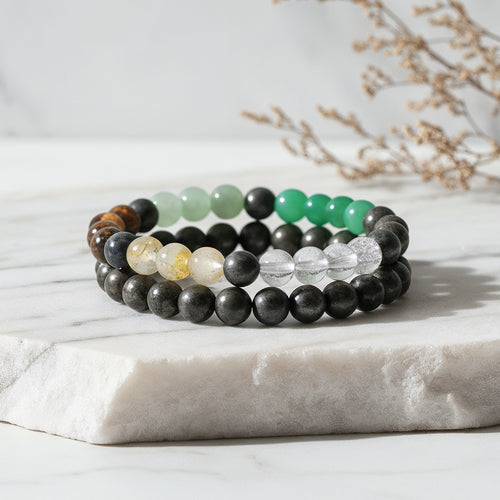 Dhan Yog Bracelet & Raw Pyrite Bracelet
