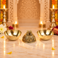 Dhan Vridhi Laxmi Charan & Diya Set