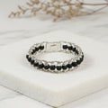 Silver Plated Karungali Bracelet