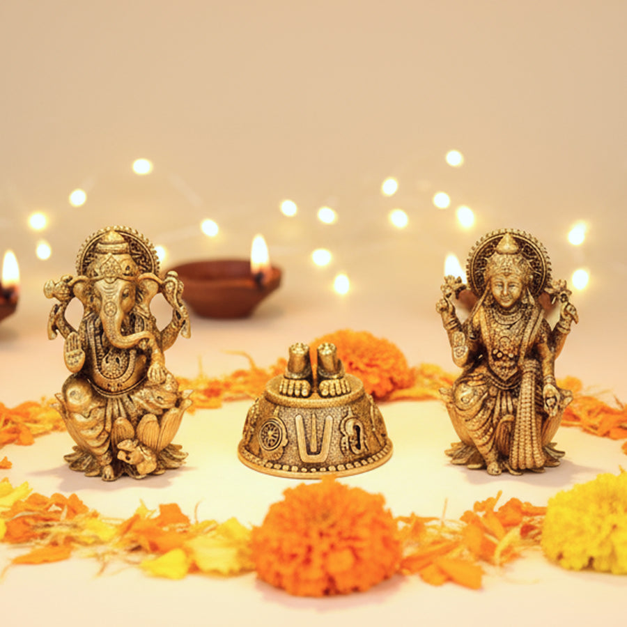 3 Item Brass Gift Set