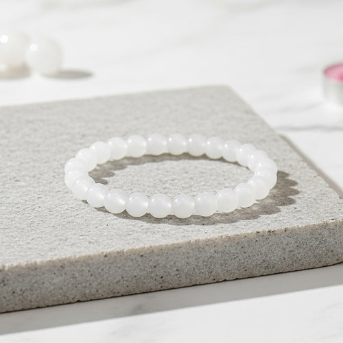 White Moonstone Bracelet