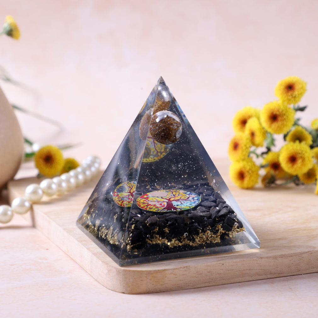 Tiger Eye Pyramid