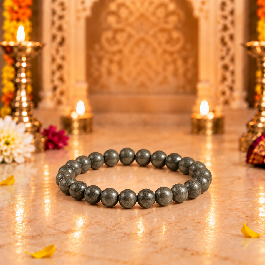 Raw Pyrite Bracelet