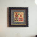Sampoorna Lakshmi Ganesh Yantra On Raw Pyrite Frame