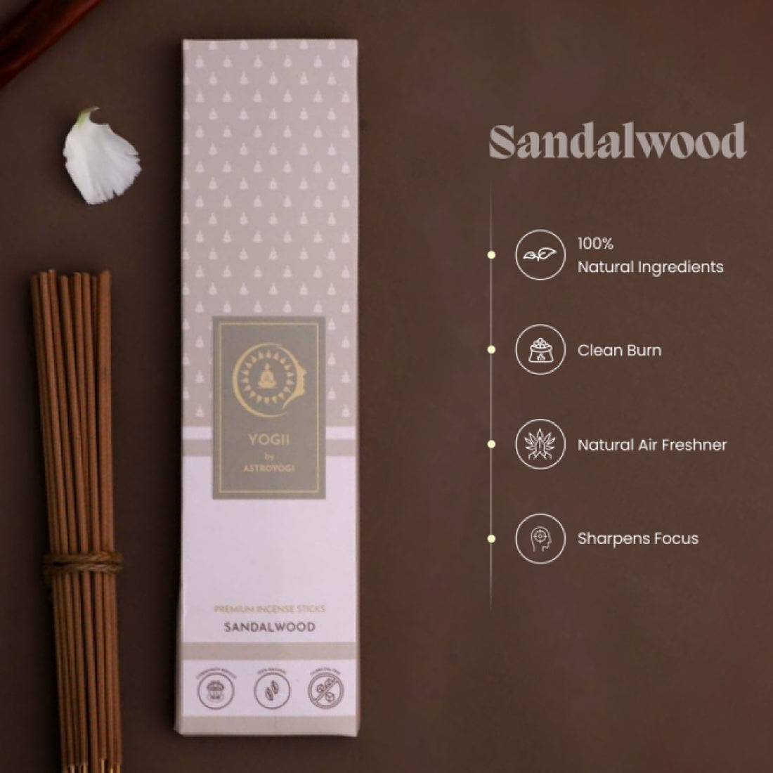 Sandalwood & Rose Incense Sticks