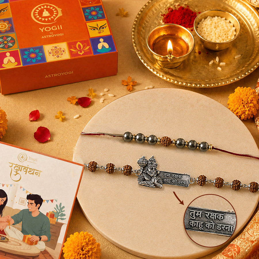 Bajrang Blessings Rakhi Set