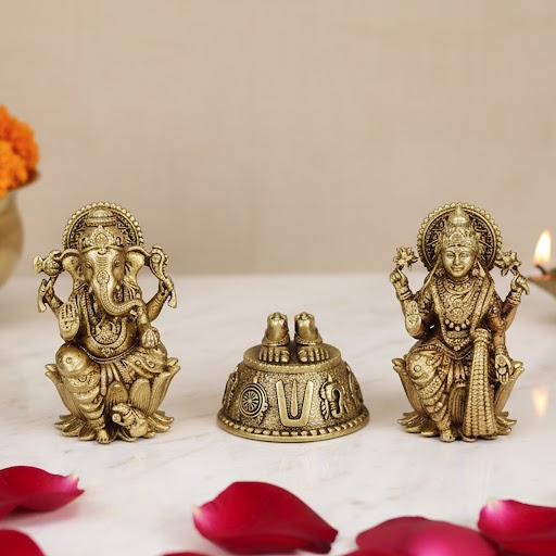 3 Item Brass Gift Set