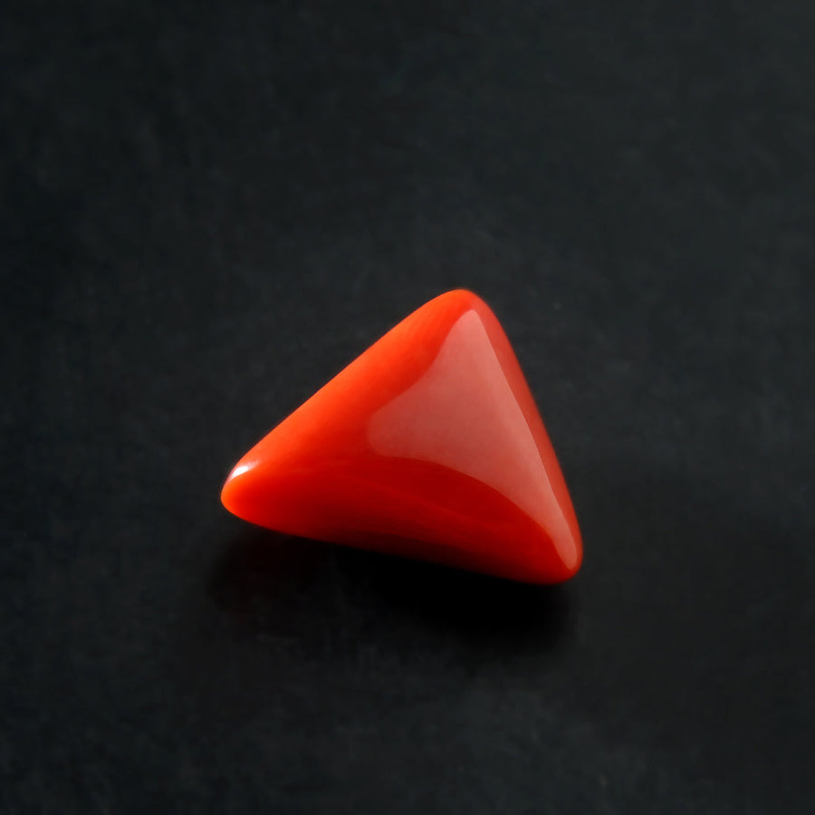 Red Coral/Moonga - Triangular (Italian)